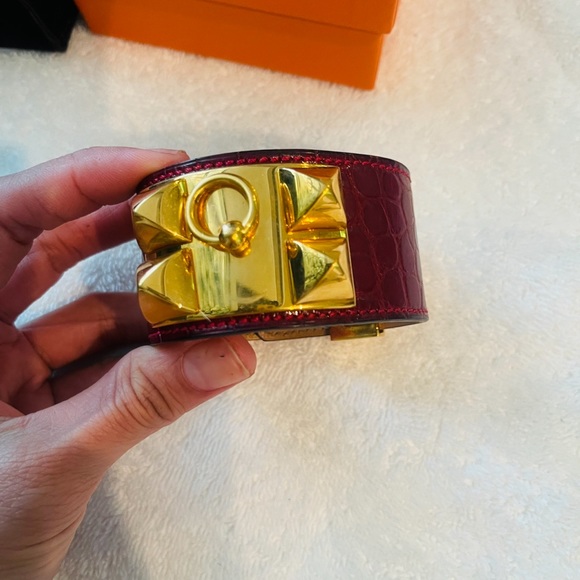 Aut hermes cdc alligator bracelet size small - Picture 2 of 4